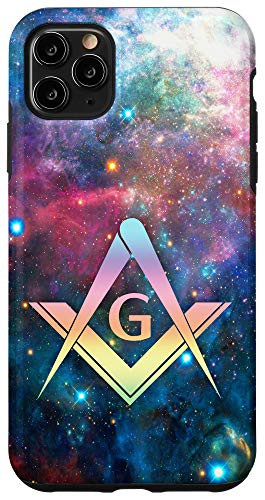 iPhone 11 Pro Max Freemason Symbol Great Architect G Masonic Square Compass Case