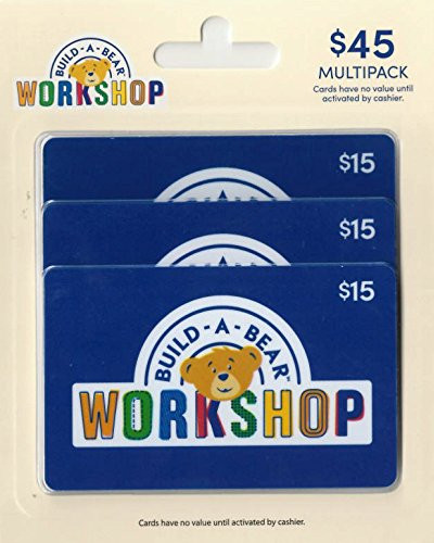Build-A-Bear Gift Cards  Multipack of 3 - 15
