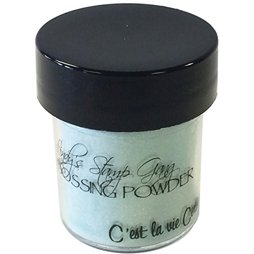 Lindy's Stamp Gang LSG-EP-77 2-Tone Embossing Powder, 0.5-Ounce Jar, C'est La Vie Cerise