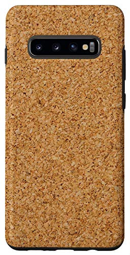 Galaxy S10- Cork Board Retro Vintage Classic Pattern Case