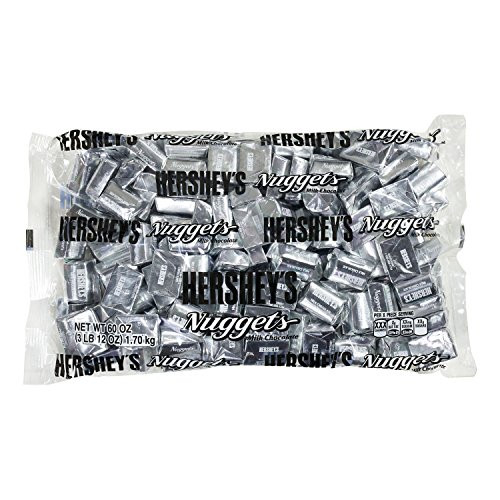 HERSHEYS Nuggets  Gluten-Free Solid Milk Chocolate Candy  60 Ounce Bulk Bag