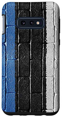 Galaxy S10e Estonia Flag Estonian Banner on a brick wall Case
