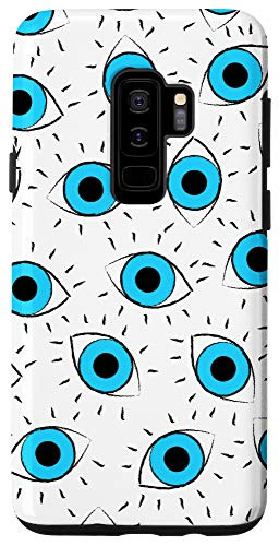 Galaxy S9- Evil eye Blue and White Phone Case Cover Classic For women Case