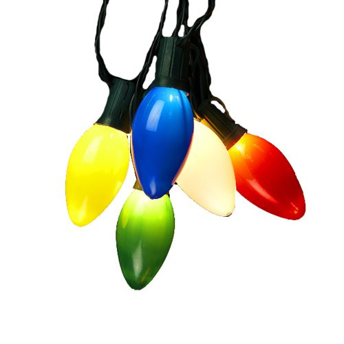 Kurt Adler 10-Light C38 Multi-Colored Bulb Light Set