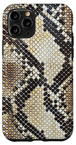 iPhone 11 Pro Classic Snakeskin Pattern Python Reptile Anaconda Snake Gift Case