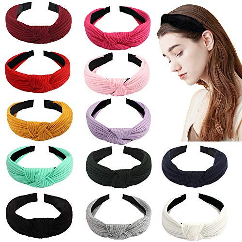 Ondder 12 Pack Knotted Headbands for Women Turban Headbands for Women Hard Headband Headwear Cute Floral Headbands Hair Accessories for Women Ladies Ondder 12 Pack Knotted Headbands for Women Turban Headbands for Women Hard Headband Headwear Cute Floral Headbands Hair Accessories for Women Ladies
