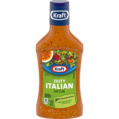 Kraft Zesty Italian Salad Dressing 16 fl oz Bottle Kraft Zesty Italian Salad Dressing 16 fl oz Bottle