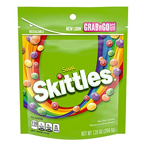 SKITTLES Sours Grab N Go 7_2-Ounce Bag