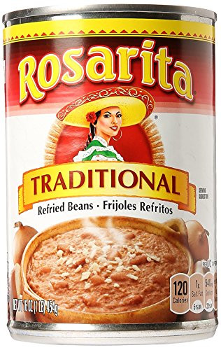 Refried Beans Regular by Rosarita 16 oz