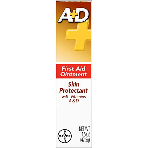 AD First Aid Ointment - Moisturizing Skin Protectant for Dry Cracked Hands Elbows heals and lips - Use After Hand Washing  1_5 oz Tube