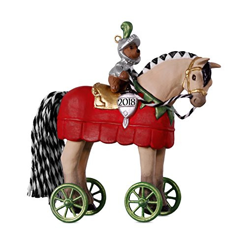 Hallmark Keepsake Christmas Ornament 2018 Year Dated, A Pony for Christmas Knight in Shining Armor Hallmark Keepsake Christmas Ornament 2018 Year Dated, A Pony for Christmas Knight in Shining Armor