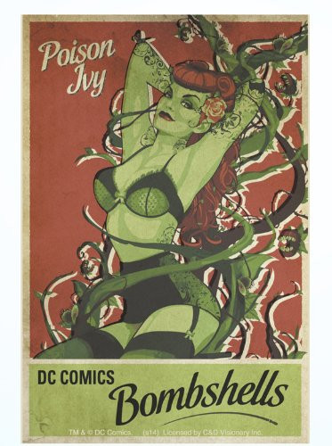 C D Visionary Licenses Products S-DC-0100 DC Comics Batman Poison lvy Sticker