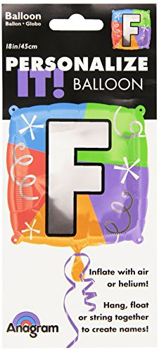 Anagram International Letter F Quad Package Balloon 18 NA