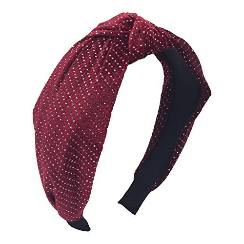 1Pcs Velvet Headbands for Women - Drill Bandana Knot Headbands for Women Turban Headbands for Women Wide Headbands for Women Hairband Hair Hoops Hair AccessoriesWine Red 1Pcs Velvet Headbands for Women - Drill Bandana Knot Headbands for Women Turban Headbands for Women Wide Headbands for Women Hairband Hair Hoops Hair AccessoriesWine Red