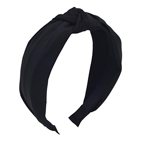 MHDGG Knotted Headbands for Women GirlsSolid Colors Turban Headbands for Women Wide Headbands for Women Hair Knotted Hair Band Hairband