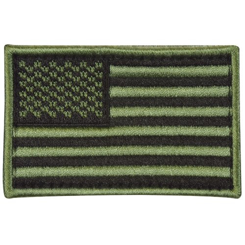 Fox Outdoor Products USA Flag Patch Foliage Green
