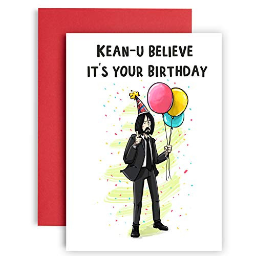 Kean-u believe funny birthday card - funny birthday cards for women - happy birthday card for her - best friend birthday card - funny birthday card for him Movie card Kean-u believe funny birthday card - funny birthday cards for women - happy birthday card for her - best friend birthday card - funny birthday card for him Movie card