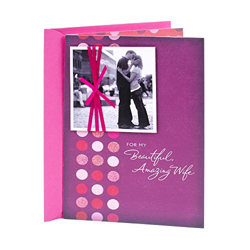 Hallmark Birthday Greeting Card to Wife (Kissing Couple)