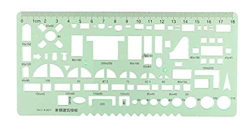 HE ANDI Furniture Construction Template Ruler4301