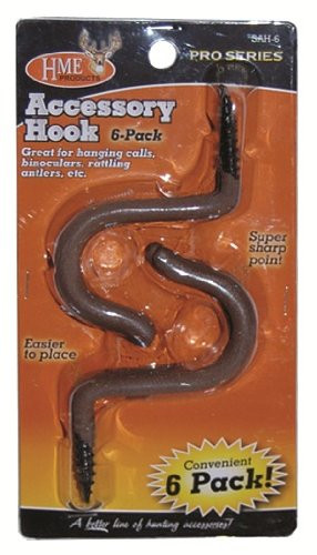 HME Products Single Accessory Hook 6 Pack