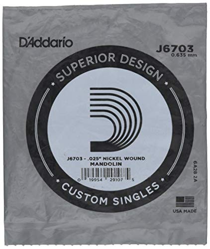 DAddario J6703 Nickel Mandolin Single String _025