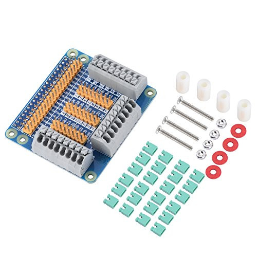 Tosuny GPIO Expansion Board for Raspberry Pi 2 3 B  with Screws   Jumber Caps Multifunctional GPIO Extension Board 1 to 3 Port DIY Blue Board