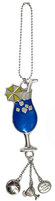 Gnz Fun In The Sun Zinc Car Charm -Drink beach sleep repeat