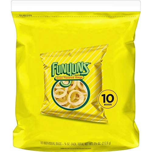 Funyuns Onion Flavored Rings _75oz Bags 10 Count