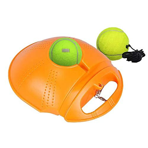 Gambol Tennis Return Trainer Solo Tennis Trainer Rebounder Ball Tennis Ball Practice Trainer Tennis Trainer Ball with String Orange