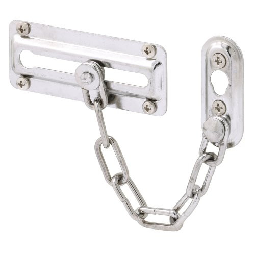 Defender Security S 4152 Chain Door Lock, Chrome Plated Steel