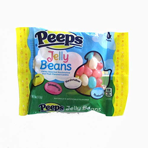 Peeps 1 Bag Easter Jelly Beans Candy - 4 Flavors - Lemon Strawberry Marshmallow Blueberry - 4 oz 113 g Peeps 1 Bag Easter Jelly Beans Candy - 4 Flavors - Lemon Strawberry Marshmallow Blueberry - 4 oz 113 g