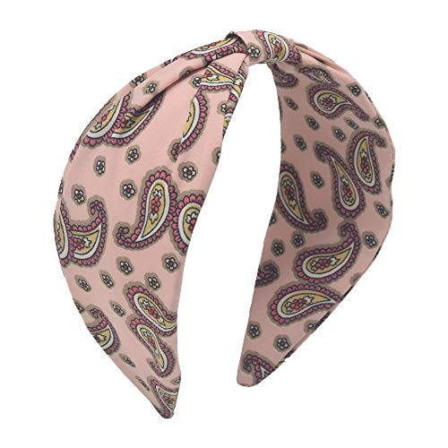 MHDGG Flower Knot Headband for Women GirlsWide Headbands Turban Headband Hair Band Vintage Bandana Hairband Elastic Hair Hoops Hair Accessories for Women and GirlsPink MHDGG Flower Knot Headband for Women GirlsWide Headbands Turban Headband Hair Band Vintage Bandana Hairband Elastic Hair Hoops Hair Accessories for Women and GirlsPink