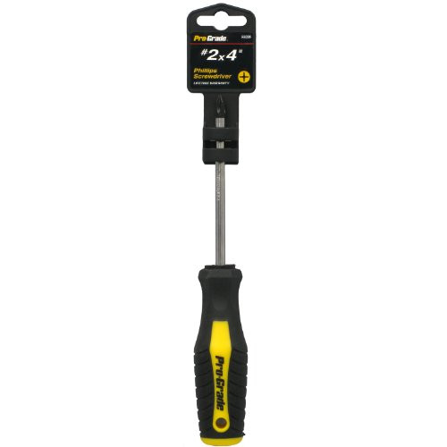 Pro-Grade 55036 Number 2 x 4-Inch Phillips Screwdriver