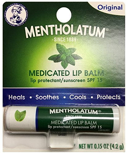 Mentholatum Medicated Lip Balm SPF 15 Original 0_15 oz