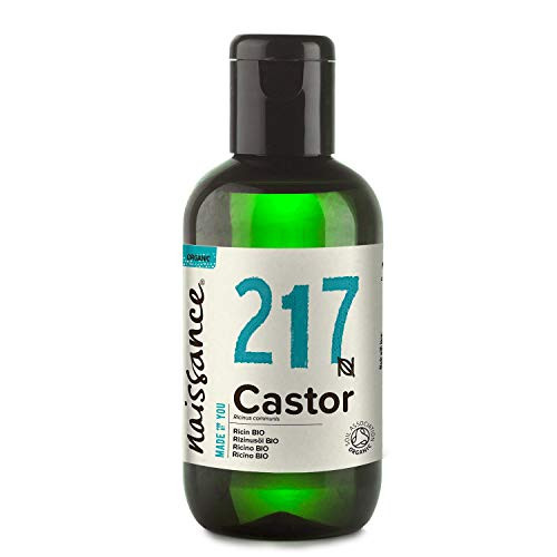 Naissance Certified Organic Cold Pressed Castor Oil 3_4 fl oz - Pure Natural Virgin Unrefined Vegan Hexane-Free No GMO