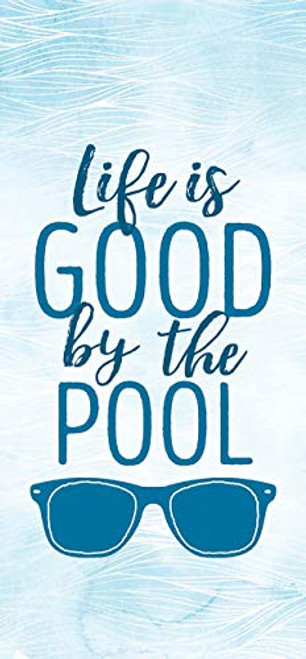 P_ Graham Dunn Life is Good by The Pool Nautical Blue 3_5 x 1_63 Wood Tabletop Word Block Sign P_ Graham Dunn Life is Good by The Pool Nautical Blue 3_5 x 1_63 Wood Tabletop Word Block Sign