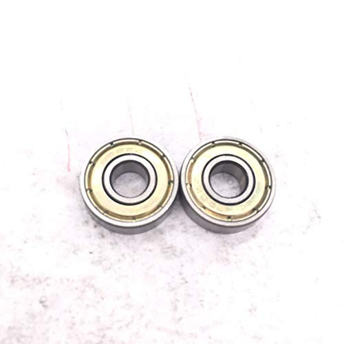 isscx 2PCS 608ZZ 8 x 22 x 7 mm Deep Groove Ball Bearing Double Metal Shielded Fit for Skateboard Bearings 3D Printer RepRap Wheel Longboard Roller Skates Inline Skates Scooters etc_