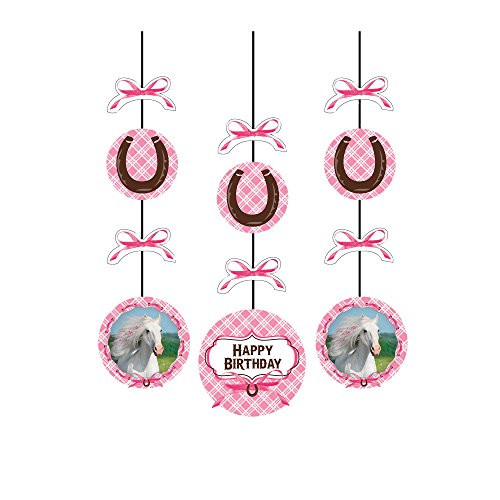 Creative Converting Heart My Horse Printed Hanging Cutouts (3 Count)