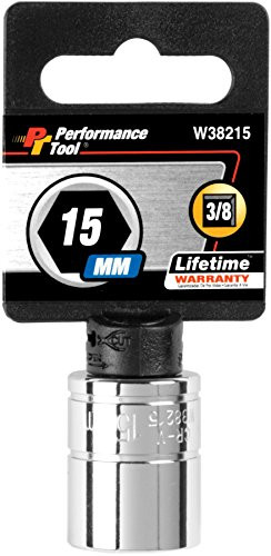 Performance Tool W38215 6-Point Socket 38 Drive 15mm