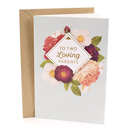 Hallmark Anniversary Greeting Card for Parents Grateful For You Both