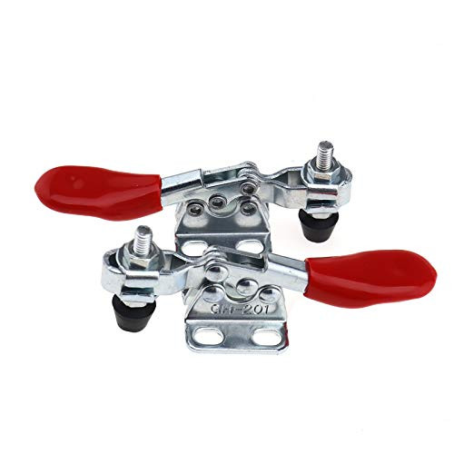 SING F LTD 2Pcs Gh102B 100Kg Holding Capacity Quick Release Vertical Fixture Toggle Clamp 27Kg Hold Down Clamps