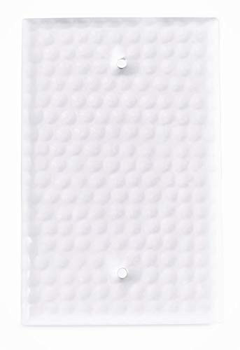 Monarch Abode 19021 Blank Switch Plate 1-Gang Classic White