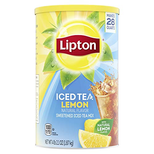Lipton Iced Tea Mix Lemon Net Weight - 4lb 2_1 oz