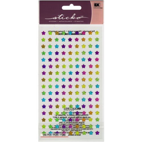 EK Success Sticko Stickers Rainbow Stars