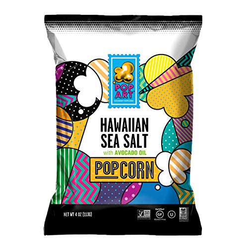 Pop Art Snacks Gourmet Popcorn - Hawaiian Sea Salt