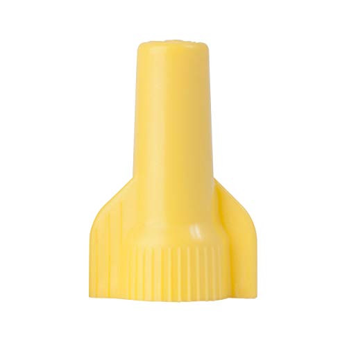 Gardner Bender 25-084 WingGard Twist-On Wire Connectors 22-10 AWG Electrical Wire Nut 25 pk Yellow