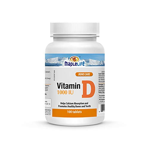 Vitamin D3 1000 IU - 100 Tablets