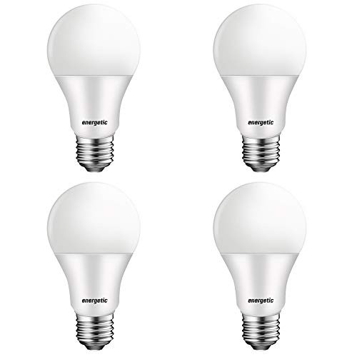 LED Light Bulbs 60 Watts Equivalent 5000K Daylight A19 LED Bulbs E26 Base 750LM Non-dimmable UL Listed 4 Pack