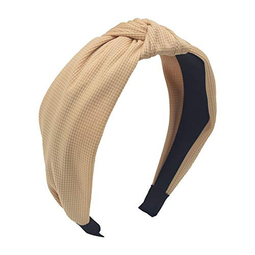 Bandana Headband for WomenMHDGG Solid Color Lattice Knot Headband Wide Headbands Turban Headband Hair Band Bandana Hairband Head Band Wrap with Bow Cloth Wrapped HeadwearBeige Bandana Headband for WomenMHDGG Solid Color Lattice Knot Headband Wide Headbands Turban Headband Hair Band Bandana Hairband Head Band Wrap with Bow Cloth Wrapped HeadwearBeige