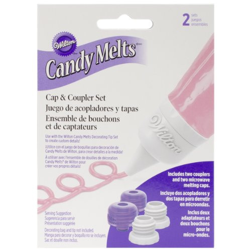 Wilton 1904-1022 Candy Melt Cap and Coupler Set